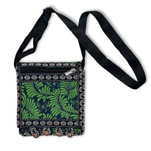 Crossbody Bag Purse Colorful From India Boho Beaded Zipper Small Medium